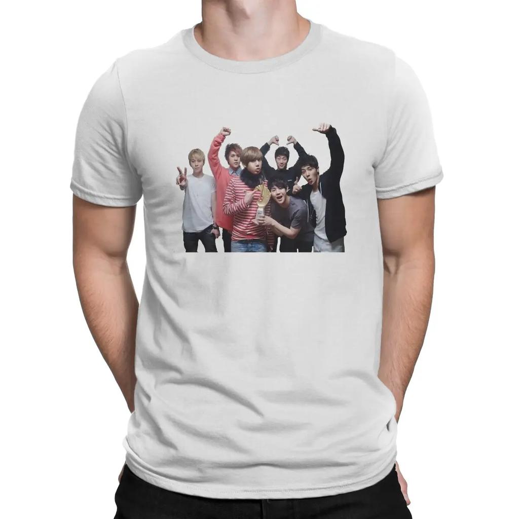Pop Singing Group T Shirt 100% Cotton Novelty T-Shirts Crew Neck B-Beasts Tee Shirt Short Sleeve Tops Gift Idea Unisex