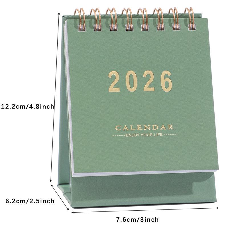 2026 Minimalist Morandi Solid Color Desk Calendar – Desktop Memo Ornament