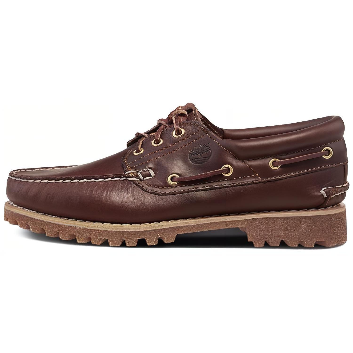 Timberland Heritage Lace Up Boat `Brown`
