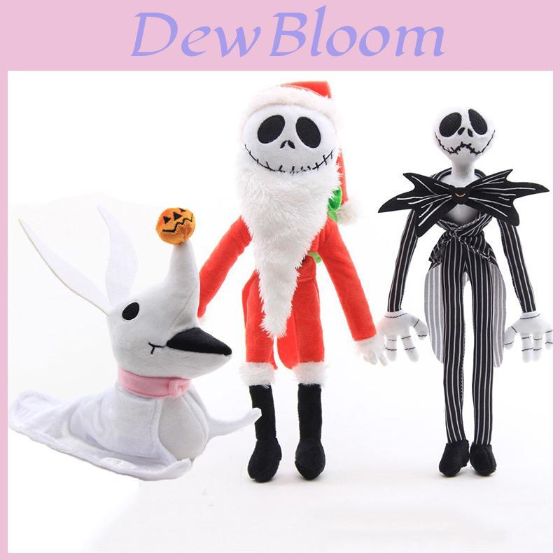 Adorable Nightmare Before Christmas Jack Skellington And Santa Jack Plush Toys