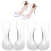 2 Paar High Heel Gel-Einlagen mit ergonomischer Fußgewölbeunterstützung für Damen, Antirutsch, Unsichtbare Schuhpolster Einlagen Polster