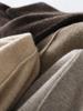 Women's High-Waist Wool Wide-Leg Pants - Autumn/Winter Floor-Length Knitted Casual Trousers