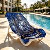 Chelsea FC Print Beach Towel Design, Soft, Lightweight. for Home Bathroom, Spa, Pool, Yoga, Surfing, Camping, Gift for Family, Friend