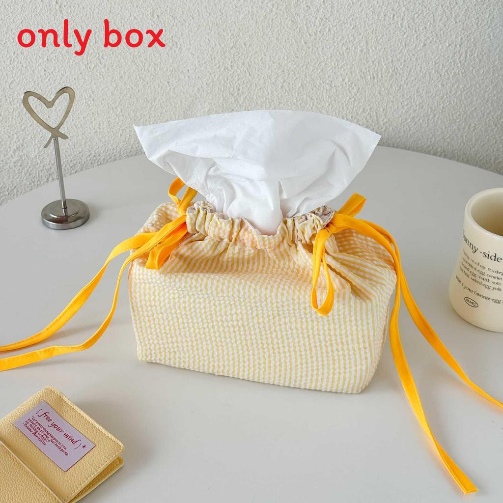 Modern Minimalist Nonwoven Fabric Tissue Box Cover For Kitchen And Dining Decor