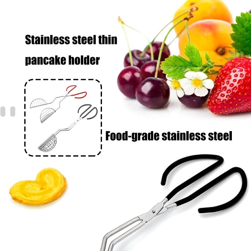 Functional 430 Nonrust Steel Clamp Tortillas Grip Tool Perfect For Shaping Tacos Quesadillas And Handmade Creation