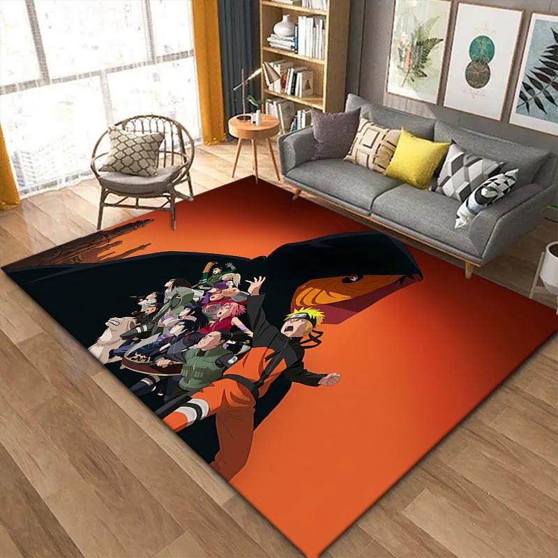 Naruto Trend Carpet Rug for Living Room Bedroom Home Sofa Decoration,Kids play Non-slip Floor Mat