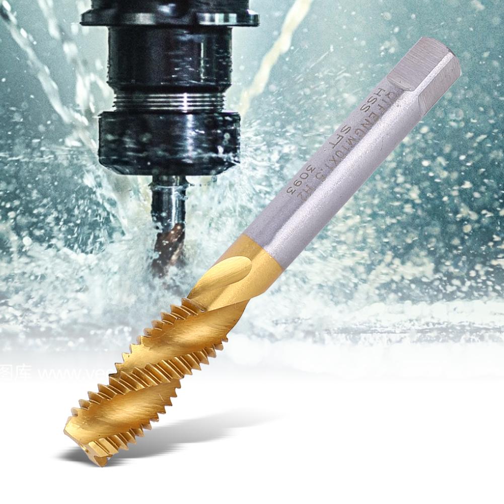 

М10x1.5мм Спиральный метчик из быстрорежущей стали Резьбонарезной инструмент Метчик для винтов Инструмент для сверления