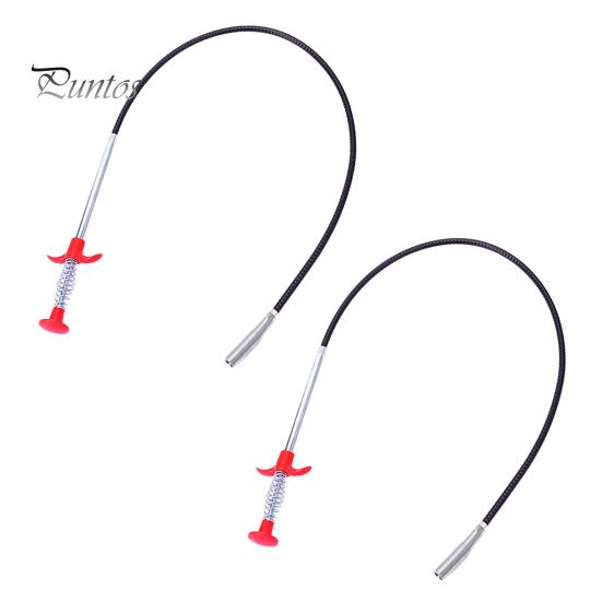 

2 шт., земснаряд для канализационных труб, инструмент для удаления засора, 4 когтя, удлиненный гибкий гибкий инструмент для очистки канализационных дноуглубительных устройств 90 cm 2pcs