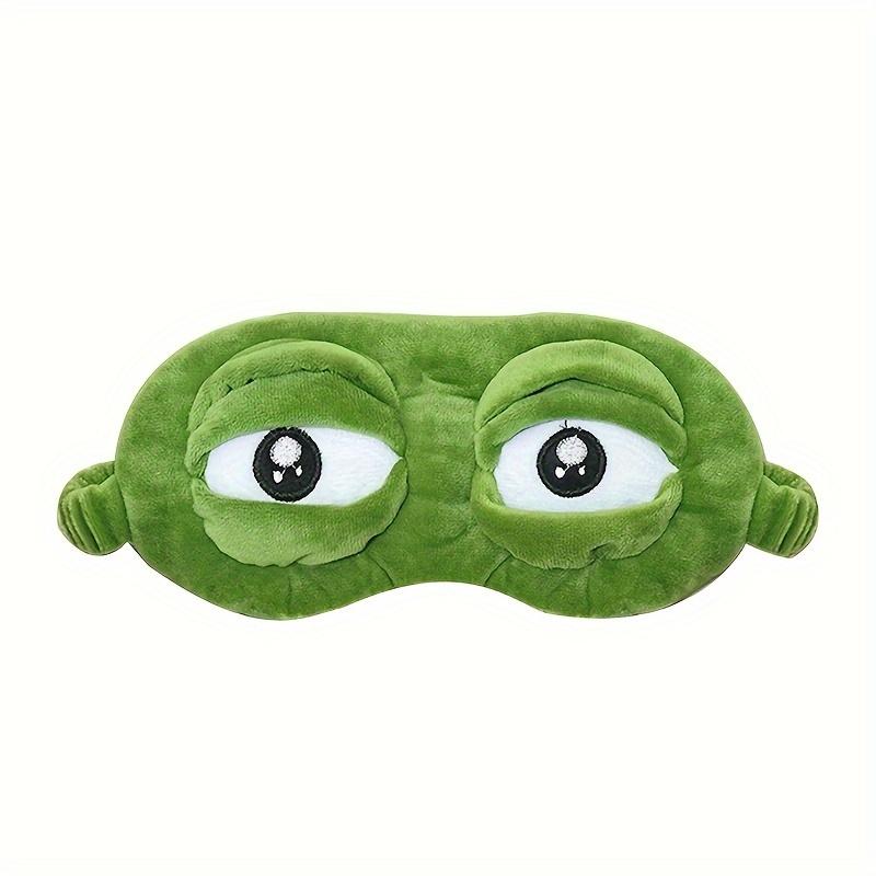 

1/3pcs Cute Frog Sleep Mask, Soft and Comfortable Eye Cover for Napping, Essential Travel Light-Blocking Eye Pillow ,eyepatch