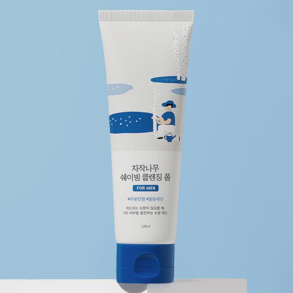[ROUND LAB] For Men Birch Juice Shaving Cleansing Foam 120ml