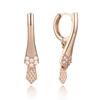 ELLE Jewelry 14K Cubic Tie One-Touch Earrings (Gold Pin) ELGPEE346