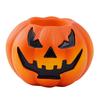 Halloween Pumpkin Scary Face Decorative Storage Bowl Resin Ornament for Home Party Decor