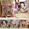 Anime D-Demon S-SlayerS Pillow Case Anti-dustmite Invisible Zipper Sofa Bed