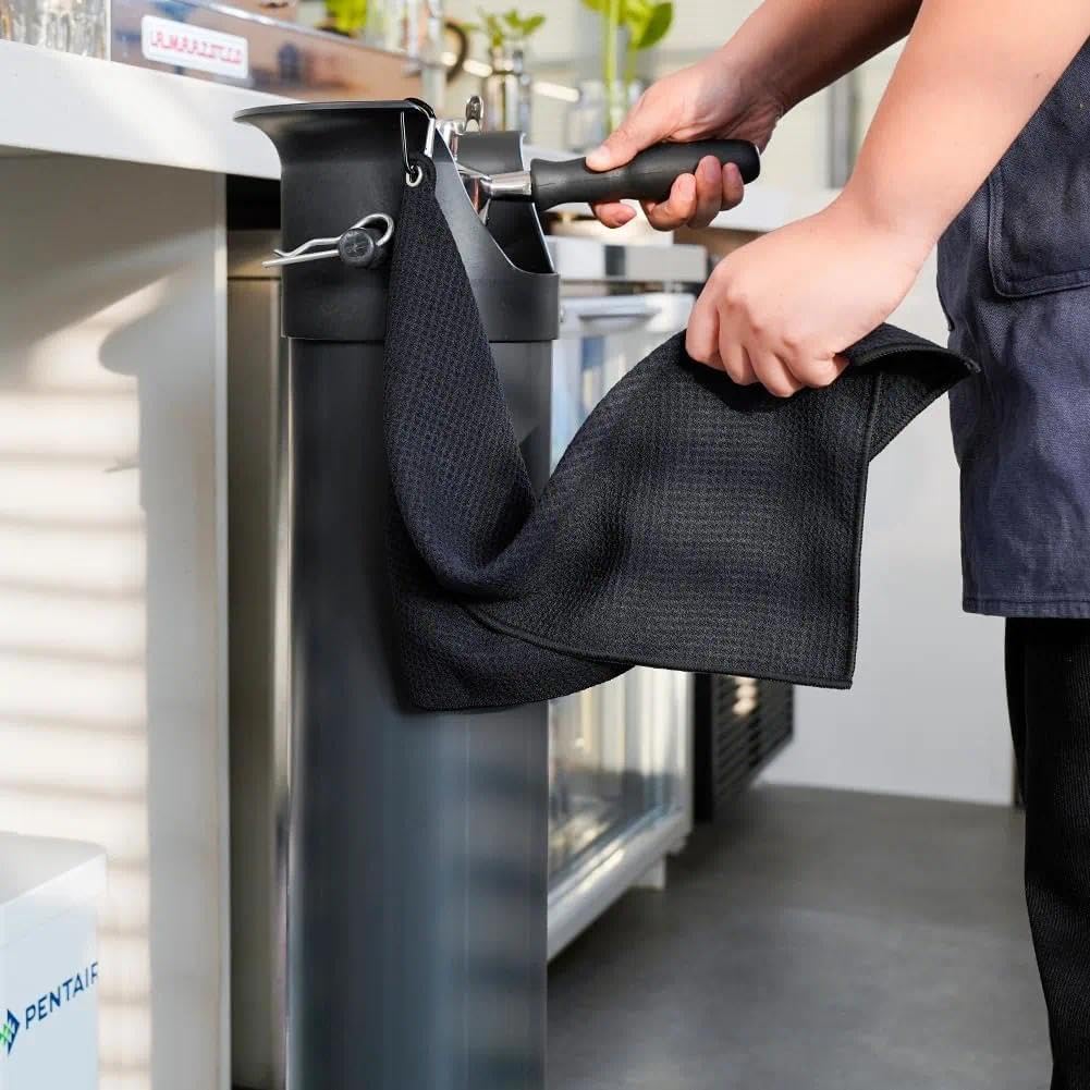 watchget Espresso Ground Knock Box, Floor-Standing Collection, Shock Absorbent, Commercial Coffee Accessories with Removable Dump Bin, Ideal for