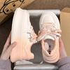 summer White Chunky Sneakers Women canvas Shoes Platform sneakers Lace Up Flats Trend  Casual Mom Vulcanized Shoes zapatos mujer