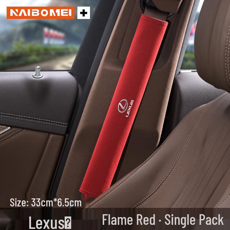 Lexus LS/ES/IS/RX/UX/NX/CT Seat Belt Shoulder Protectors To Prevent Neck Chafing.
