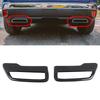 2PCS Chrome Car Rear Exhaust Cover For Peugeot 3008 5008 T87 2017 -  End Pipe Car Exterior Decoration Trim Accessories