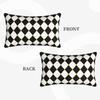 Abstract Checkerboard Rectangle Pillowcase Cushion Cover Decorative Bedroom Bed Home Comfort Throw Pillow
