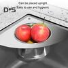 1/2Pcs Stainless Steel Swan Sink Strainer Basket Rustproof Corrosion Resistant Faucet Hanging Filter Basket Kitchen Sink Drain Basket
