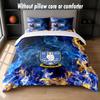 Sheffield Wednesday Football Design Bed Bedding Set 1 Duvet Cover + 2 Pillowcases Soft Breathable Household Bed Linens