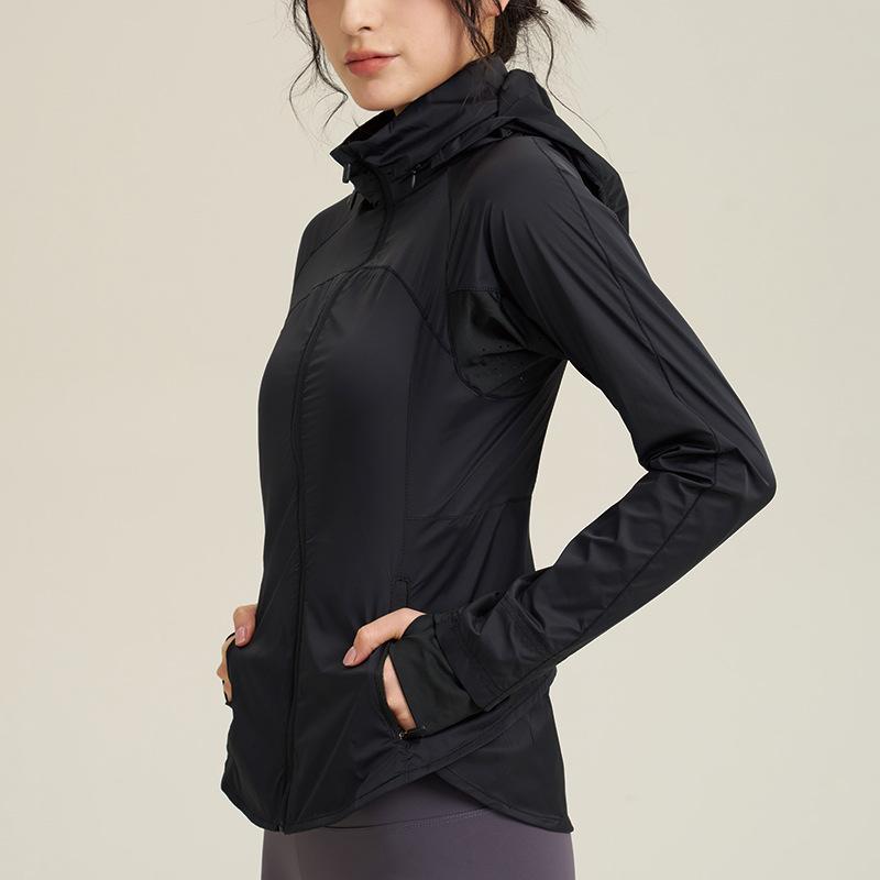 Yoga Tops Summer Thin Cool Cycling Sunscreen Clothes Skin Clothes UV Protection Sportswear Women