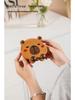 Capybara-Shaped Wooden Phone Holder: Handcrafted Multi-Wood Desktop Gift