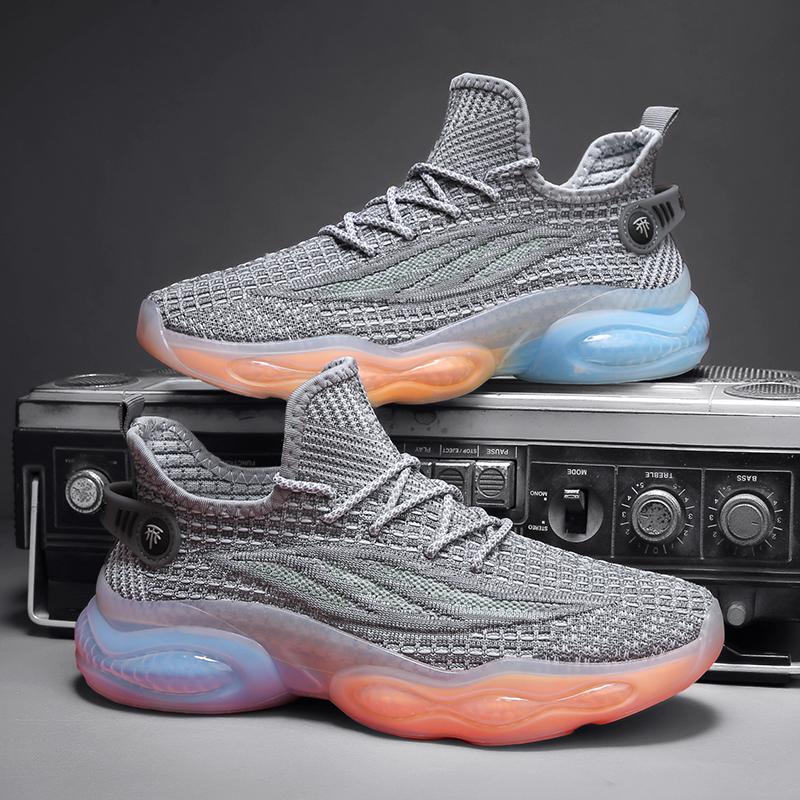 Pánské běžecké boty Prodyšné Muž Sportovní Tenisky Šněrování Pohodlí Ležérní Vycházková obuv Sportovní tréninková obuv