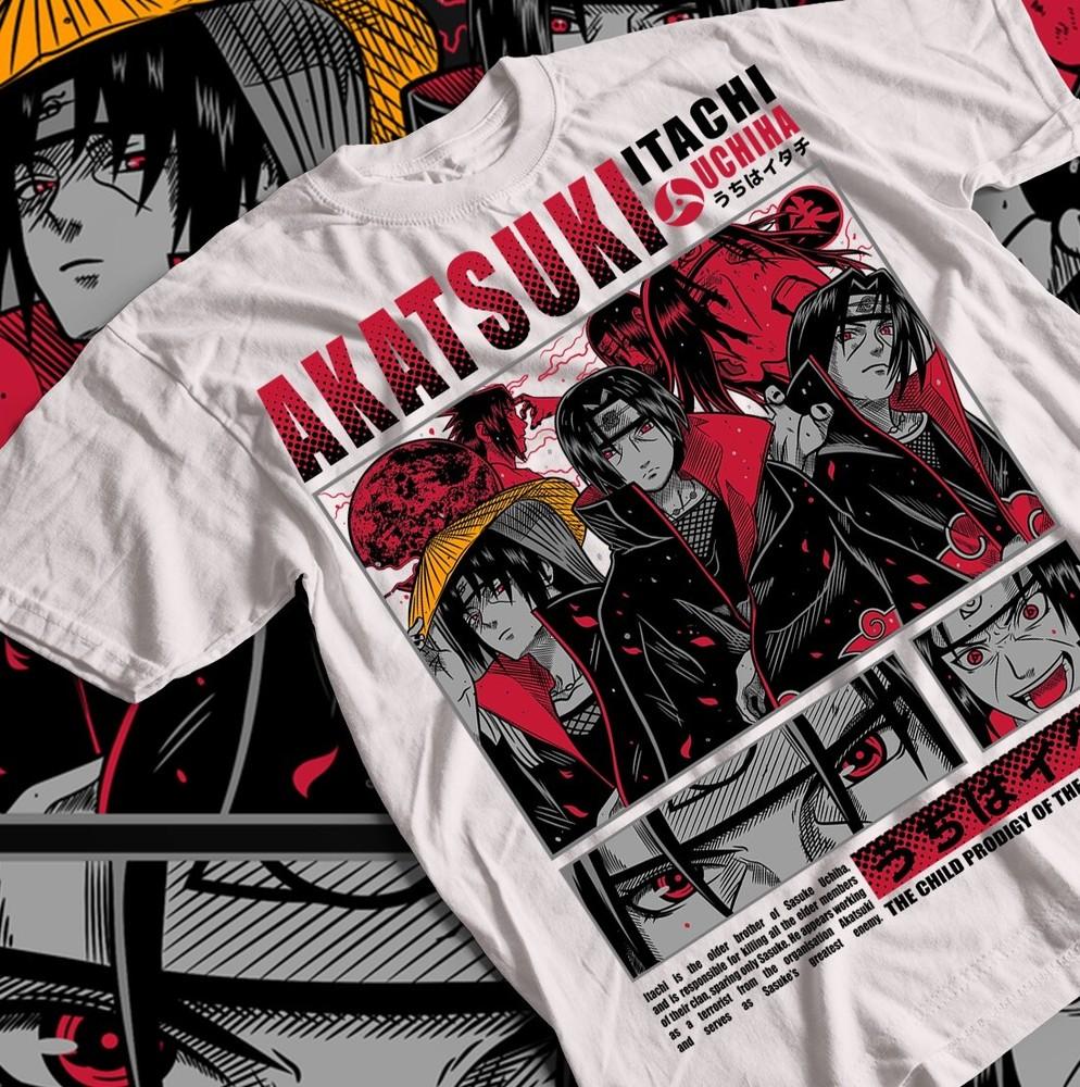 

Футболка Итачи Учиха Наруто Шиппуден Футболка в стиле японского аниме манги Все размеры M