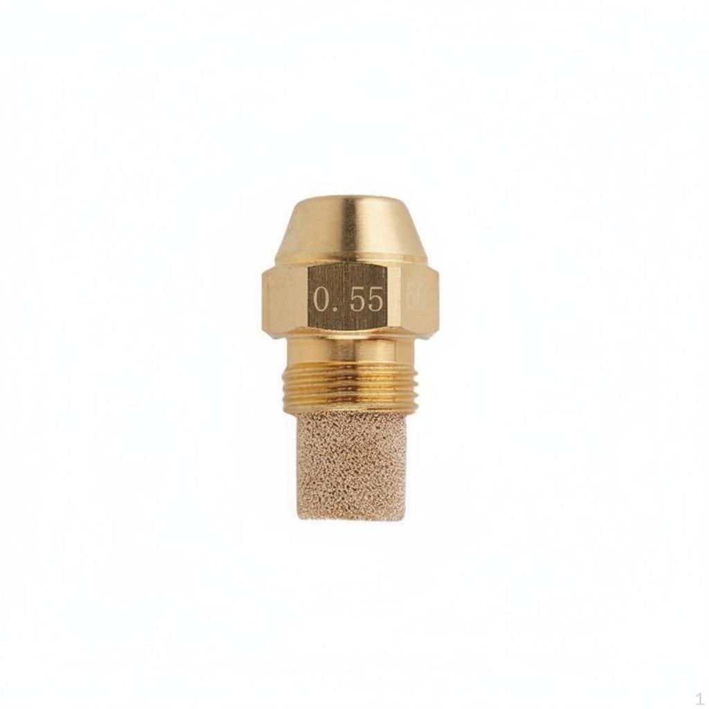60 Degree Burner Nozzle Fine Atomization Biofuel Propellant Precision Machined Spray