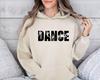 Trendy Women's Hooded Sweatshirt: Dance Lover Print, Long Sleeve, Autumn/Winter Fashion