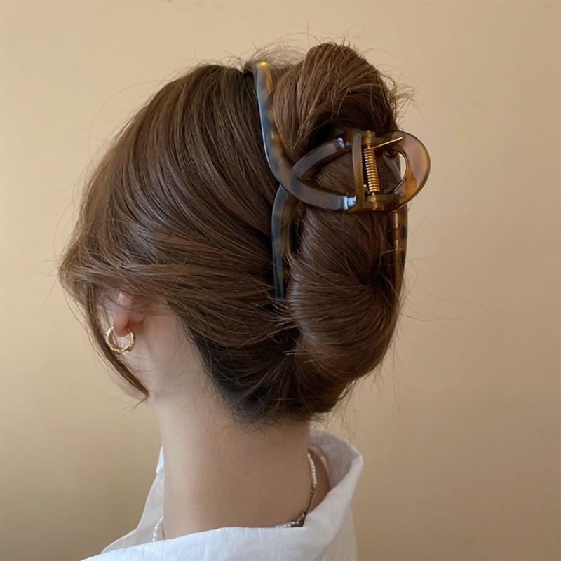 Haarklammer Flache Klammer Thema Haarklammer Elegant Breite Haarspange Haarspangen Starker Halt Haarnadel für Mädchen