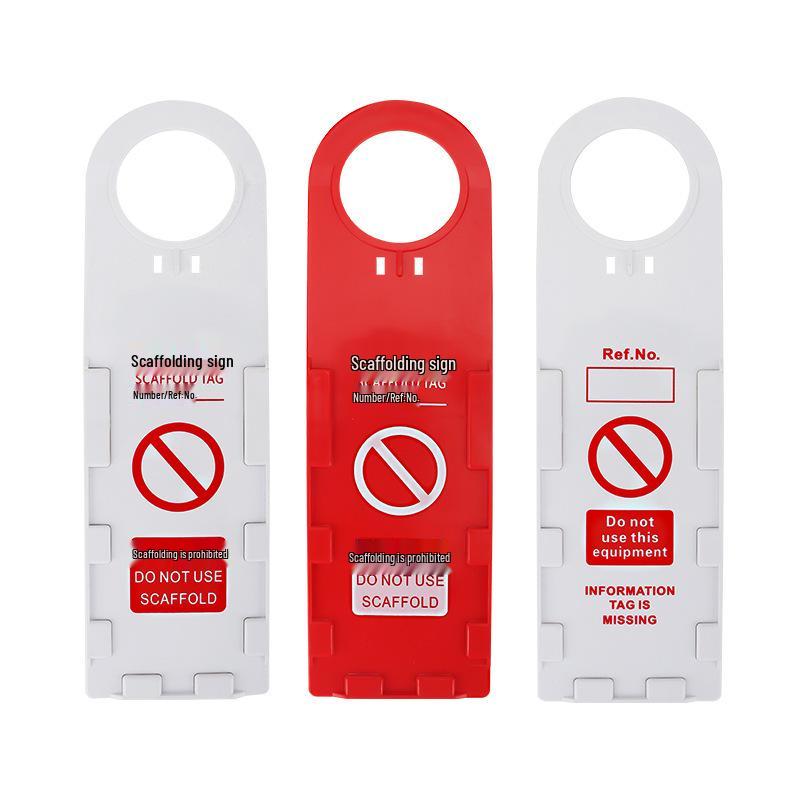 Scaffold Site Safety Overhaul: Fire Extinguisher Inspection and Warning Label Tag