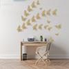 36Pcs 3D Butterfly Wall Decoration Hollow Wing Paper Butterflies Shape Sticker Home Office Living Room Bedroom Wall Ornament