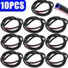 EPDM Rubber Seal Strip Universal Fuel Tank Cap Charging Port Cover Protector Waterproof D-Shape Self Adhesive Auto Interior Trim
