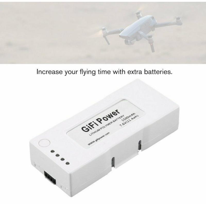 7.6V 1500mAh LiPo Battery Rechargable Battery for ZeroTech Dobby Selfie Drone U+