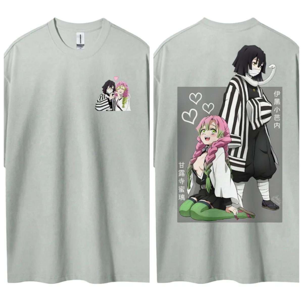 

Demon Slayer Japanese Hotblooded Anime Classic Characters Sports Casual Shortsleeved Comfortable Halfsleeved Popular Top 4XL