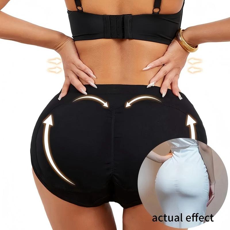 Women's Butt Liner Shaping Briefs Detachable Sponge Pad Buttocks Pants