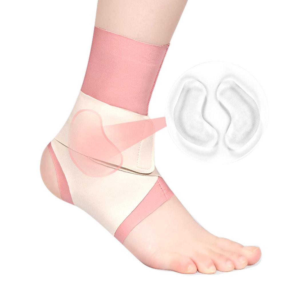 1Pcs Ankle Compression Support With Silicone Gel Pad, Adjustable Lightweight Ankle Brace for Injury Recovery, Joint Pain, Recovery