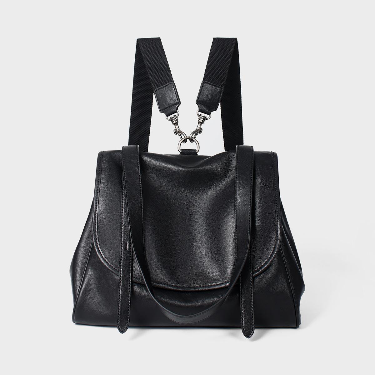 Рюкзак большого объема из натуральной кожи, Модный рюкзак, Дорожная сумка через плечо в школьном стиле, Сумка-кроссбоди