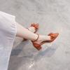 6807-33 Baotou sandals, new in summer 2025, summer 32 small heels 33 small size women's shoes, single shoes