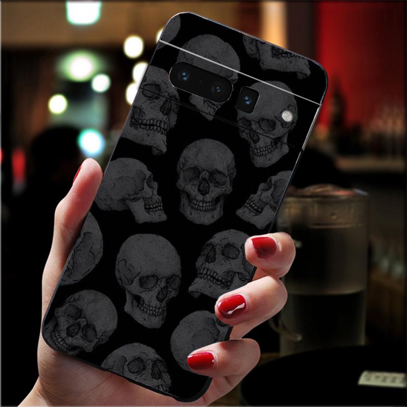 Handyhülle Für Google Pixel 10 Pro XL 9 Pro XL 9A 8 7 6 Pro Pixel 8A 7A 6A Pixel 8 7 6 5 Totenkopf