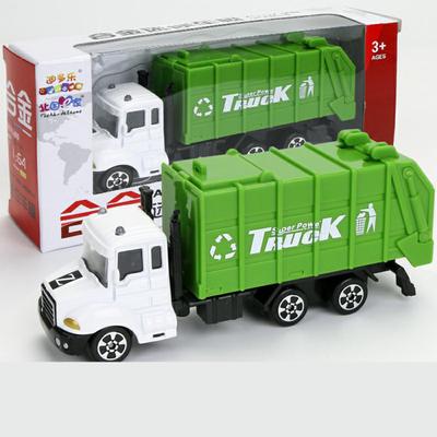 Coche de Ingeniería de Aleación Forma de Juguete Coche Ecológico/Camión de Basura Forma Modelo de Coche para Bebé Infantil Niños