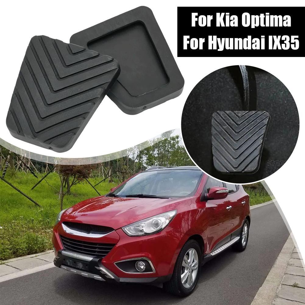 32825-36000 For Hyundai IX35 K Foria Optima 2.17*2.52inch 2pcs Car Optima Brake Clutch Pedal Pad Auto Rubber Suitable Tools O8B0