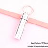 Portable Aluminum Pill Case with Keychain & Sealed Earplugs - Outdoor Survival Gear Pendant
