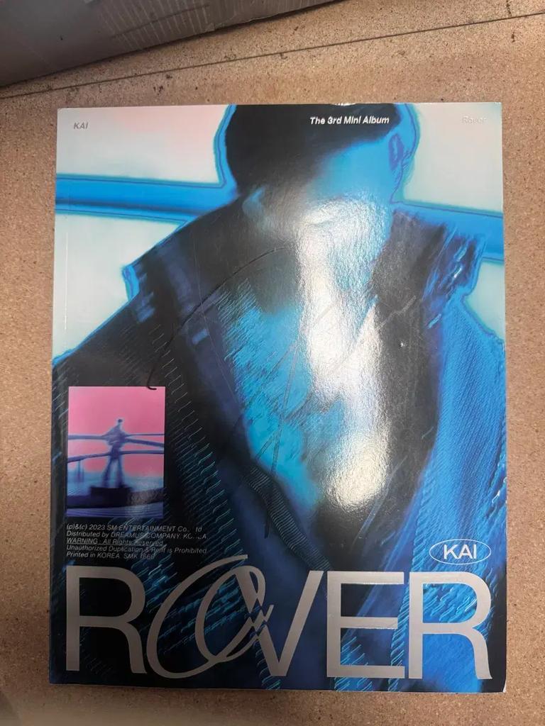 EXO B-Mation Kai Rover Kai Autographed Signed Album
