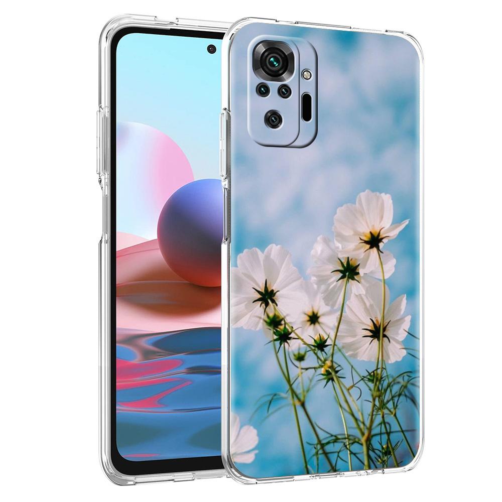 Phone Case For Xiaomi Redmi Note 15 14 5G 13 12 10 11 Pro Plus 4G 14C 13C 12C Soft TPU Cover Summer Colorful Flower