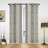Boho Stripes Texture Window Curtains for Living Room Luxury Bedroom Curtain Kitchen Blinds Drapes Curtains