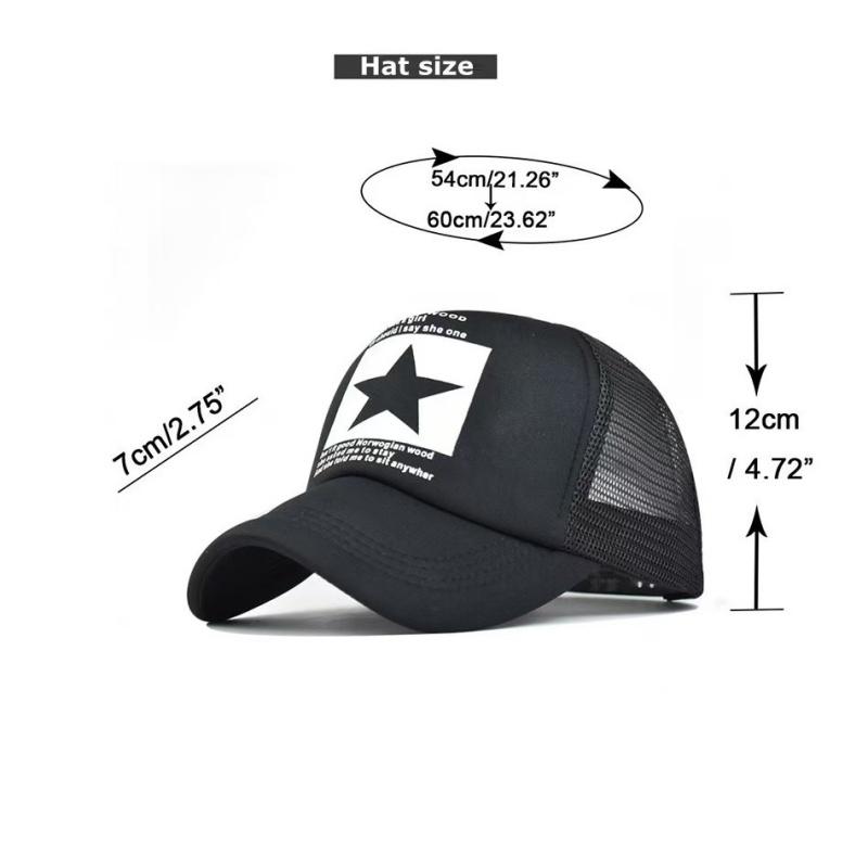 Fashion Spring Baseball Cap Snapback Mesh Hats Hip Hop Caps Cool Men Caps Female Outdoor Casual Sun Hat