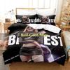 Game Kda The Baddest Bedding Set Single Twin Full Queen King Size Bed Set Aldult Kid Bedroom Duvetcover Sets Anime Bed Sheet Set