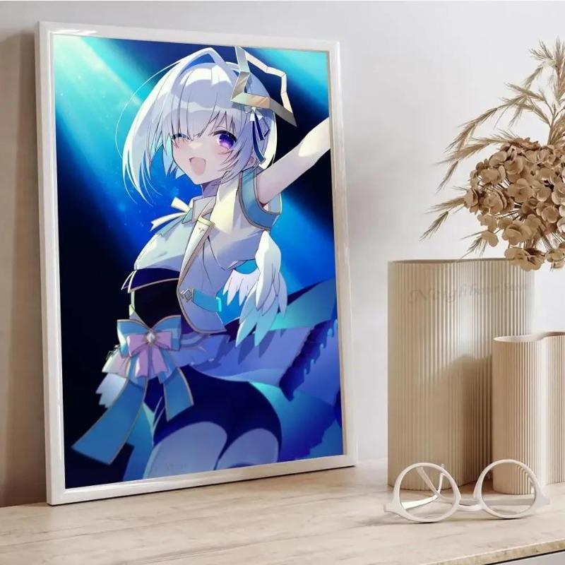 Amane Kanata Hololive Vtuber Anime Poster  Waterproof Art Print for Coffee House Bar Room Wall Decor  Pc Premium Quality